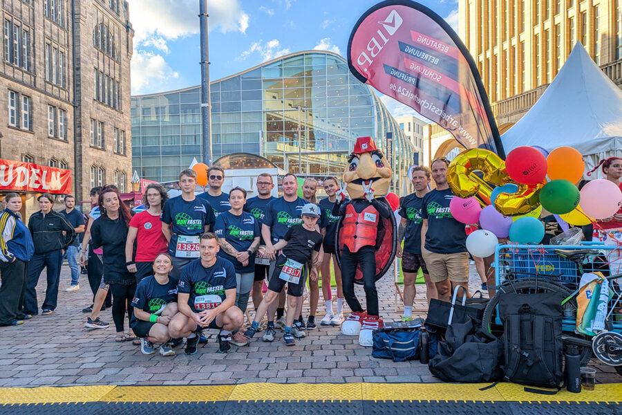 Das Team der IBP beim Firmenlauf in Chemnitz